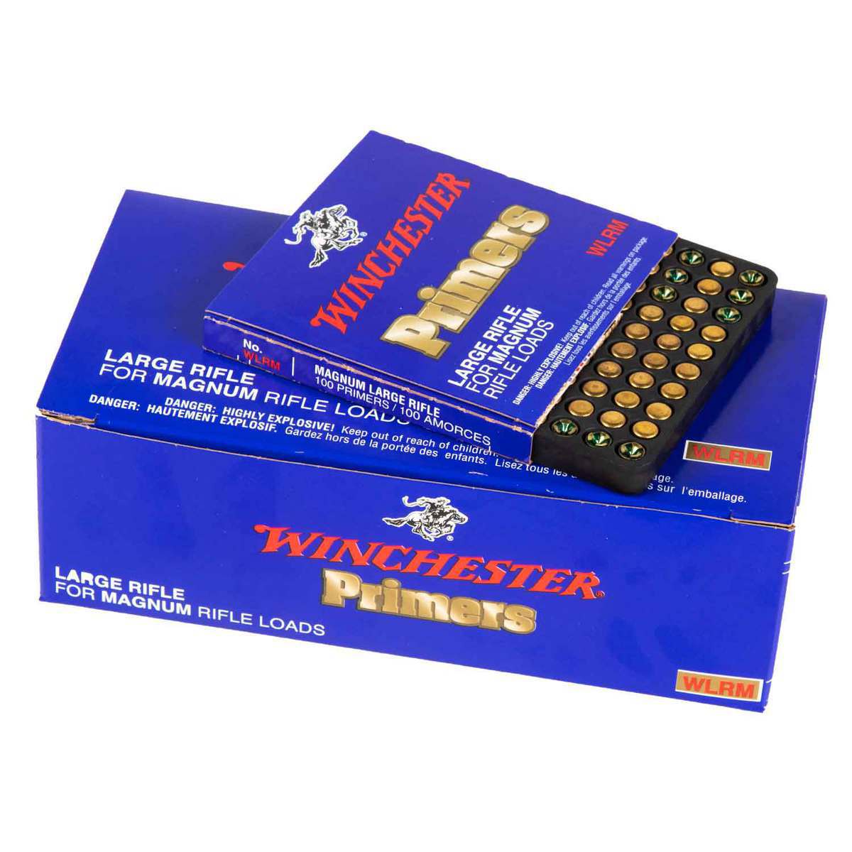 Winchester Large Rifle Magnum Primers #8-1/2M Box of 1000 (10 Trays of 100) - Firearms World Online Store